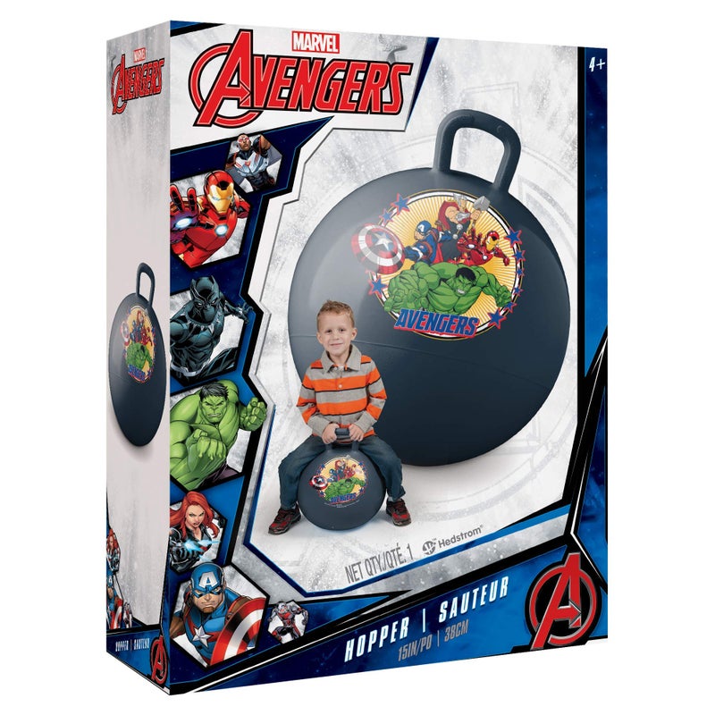 Hedstrom Marvel Avengers Hopper Ball, Hop Ball for Kids, 15 Inch - Image 2